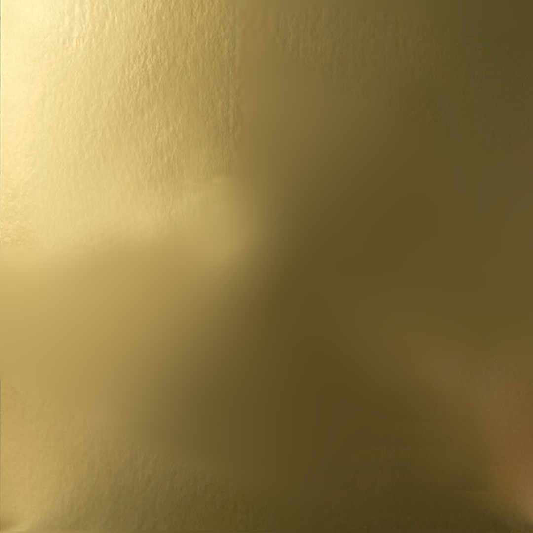 Il colore selezionato per il cartoncino è -- Foil oro lucido (#13)